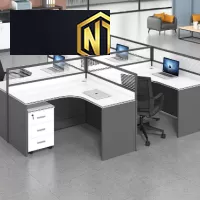 100+ Mẫu bàn làm việc cụm cho nhiều nhân viên văn phòng được sản xuất tại Nội Thất Ngọc Thịnh